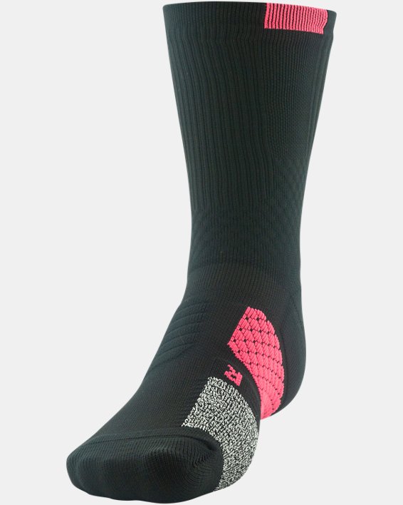 Unisex Curry ArmourDry™ Playmaker Mid-Crew Socks, Black, pdpMainDesktop image number 1